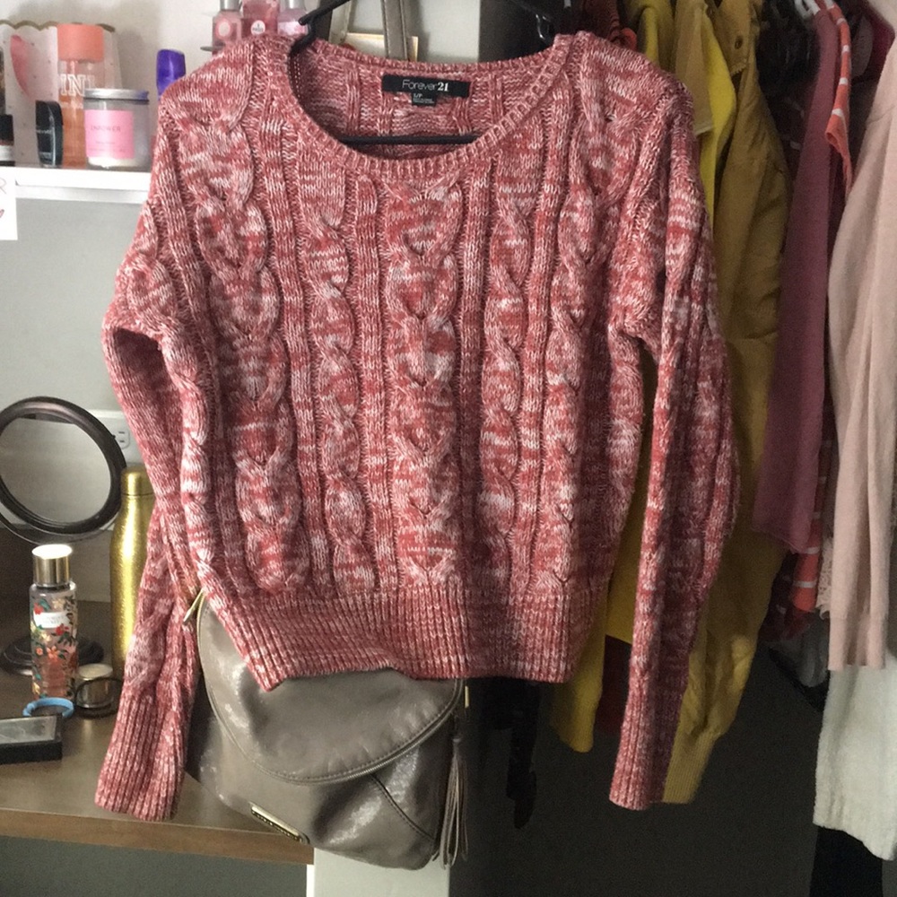 Forever 21 pink sweater
